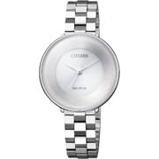 CITIZEN L エコ・ドライブ ラグジュアリーウオッチ Ambiluna 多列モデル ボーイズサイズ ステンレスバンド シルバー EM0601-84A