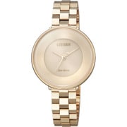 CITIZEN L エコ・ドライブ ラグジュアリーウオッチ Ambiluna 多列モデル ボーイズサイズ ステンレスバンド ゴールド EM0608-85X