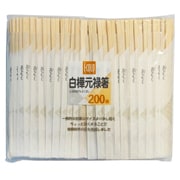 エコロ 白樺 元禄箸 200膳入 E-025