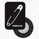Bibbits Safety Pin black [ゼッケンホルダー]