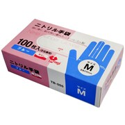 TB-055 [ニトリル手袋(粉無) M ブルー]