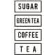 サインD（SUGAR、GREENTEA、COFFEE、TEA） キッチンステッカー 1915