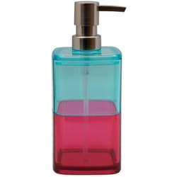 ディスペンサー コロレ Lサイズ 600ml ブルー×ピンク 163colore_L_BxP
