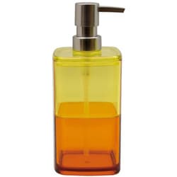 ディスペンサー コロレ Lサイズ 600ml イエロー×オレンジ 165colore_L_YxO