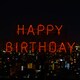 インスタントムービーカード moovinカード NEONシリーズ Happy Birthday MCAA-HB002QR