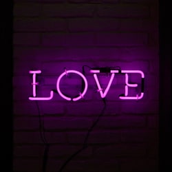 インスタントムービーカード moovinカード NEONシリーズ Love You MCAA-LY002QR