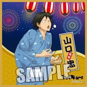 ハイキュー！！ マイクロファイバーミニタオル Part.4 山口忠 夏祭りVer. [縦200×横200mm]