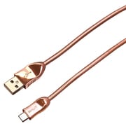 micro USB クロムケーブル 2A 1m ピンク BUSMCR100PK