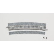 Nゲージ 1770 ワイドPCカーブレール C541-15-WP 4本セット [鉄道模型]
