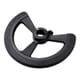 OAチェア用フットレストリング 足置きリング ブラック SNC-RING2