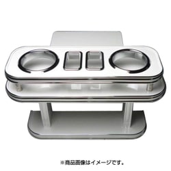 DH-320 [車種別ドリンク&スマホホルダー （カラー：ブラックウッド/車種：ハイエース H2## リア）]
