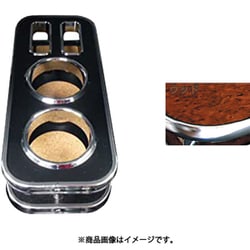 DH-368 [車種別ドリンク&スマホホルダー （カラー：ウッド/車種：アクア NHP10 リア）]