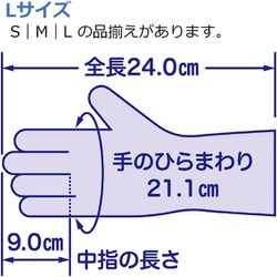 ヨドバシ.com - エステー 使いきり手袋 ビニール 極うす手 Lサイズ 半