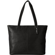 22109 牛革軽量トートバッグ M ブラック [ビジネスバック]