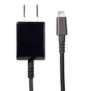 超タフmicroUSBケーブル付AC充電器 2m ブラック OWL-ACJKMU20U1-BK