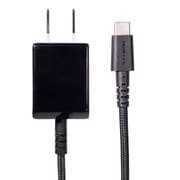 超タフUSB Type-Cケーブル付AC充電器 1.5m ブラック OWL-ACJKTC15-BK