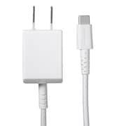 超タフUSB Type-Cケーブル付AC充電器 2m ホワイト OWL-ACJKTC20-WH