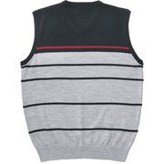 17FW 1751 BK-M [Vネックニットベスト メンズ Mサイズ ブラック]