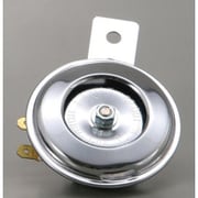 ホーン12V 外径φ65 ステー穴φ6 クロームメッキ 96229