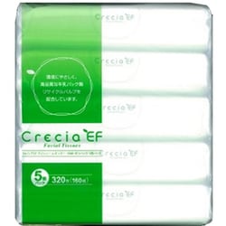 クレシアEFレギュラー 160組ポリパック 5箱