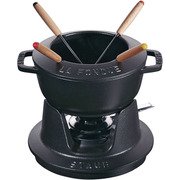 ストウブ フォンデュセット 16cm 40511-970 黒