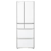 冷蔵庫 XGシリーズ 真空チルド (505L・フレンチドア) 6ドア クリスタルホワイト R-XG5100H XW