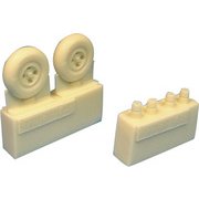 スピットファイア 4本スポーク ホイール/スムーズトレッド [1/72 レジン製ディティールアップパーツ BRABR72315]