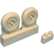 スピットファイア 4本スポーク ホイール/スムーズトレッド [1/32 レジン製ディティールアップパーツ BRABR32335]