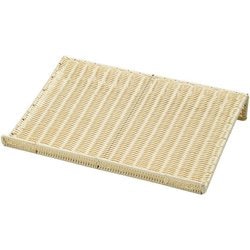 樹脂横置きフランスパンスタンド 浅型(白)