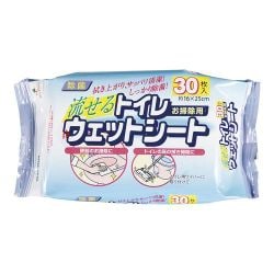 SQ058 トイレ用ウェットシート 30枚入 JTI1001