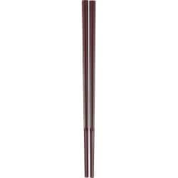 10角ぐる麺箸 極太 GM-4053 23cm 朱