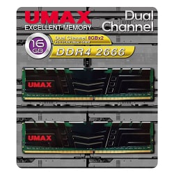 8GB枚数UMAX DCDDR4-2666-16GB メモリ