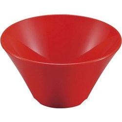 メラミン シンプル食器 めん鉢18 SP-88R 赤