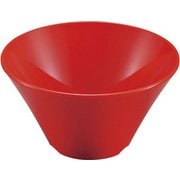 メラミン シンプル食器 めん鉢18 SP-88R 赤