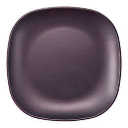 ウォールナ スクエアプレート 25cm ダークブラウン