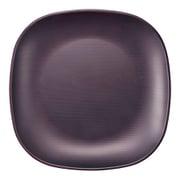 ウォールナ スクエアプレート 25cm ダークブラウン