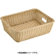 樹脂脱衣かご手付アイボリー 大