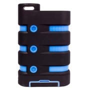 防水モバイルバッテリー 7800mAh ブラック/ブルー OWL-LIB7801-BKBL