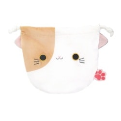 ねこだんご おもち巾着袋 みけ [キャラクターグッズ]