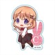 ご注文はうさぎですか？？ てくトコクリアバッチ ココア [約W49×H67mm内]