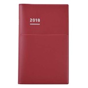 ジブン手帳Biz mini2018 マットレッド ニ-JBM1R-18