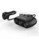 ＤＣ充電器 DC12V 24V 120W 1USB 3シガーソケット BK DLP2019