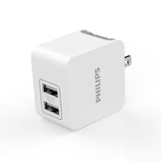 AC充電器 AC2.1A USB×2 WH DLP3012