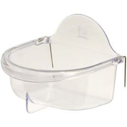 鳥用餌入れ 三晃 深型バード食器 L