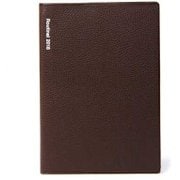 2018 B6 ウイークリーダイアリー 2017年10月始まり センターレフトROUTINAL ブラウン T181-BCL-06
