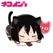 ネコメンズ アクリルチャーム 進撃の巨人 ミカサ [キャラクターグッズ]