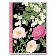 2018 A5 ダイアリー 2017年12月始まり 橋本不二子 Rose ブラック DY-006