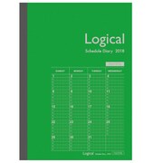 ロジカルダイアリー 2018年版 月間 ノートタイプB A5 2017年12月始まり グリーン NS-A502-18BG
