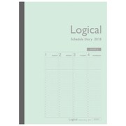 ロジカルダイアリー 2018年版 週間 バーチカルタイプB B5 2018年1月始まり グリーン NS-B503-18BG