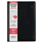 デイリービジネス手帳 2018年版 レフト B6 2017年9月始まり/週間1月始まり ブラック BU-B601C-18D